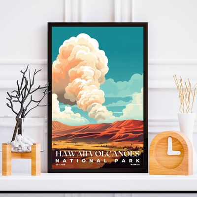 Hawaii Volcanoes National Park Poster, Travel Art, Office Poster, Home Decor | S3 - image5